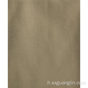 Tessuto in twill di cotone 65% poliestere 35%